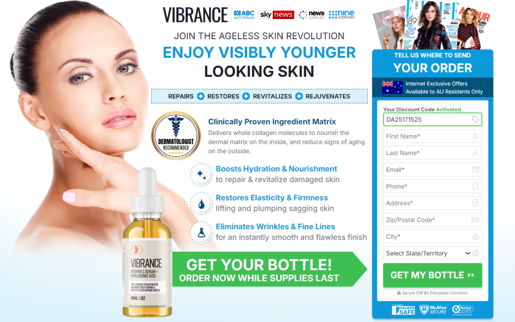 vibrance vitamin c serum Australia